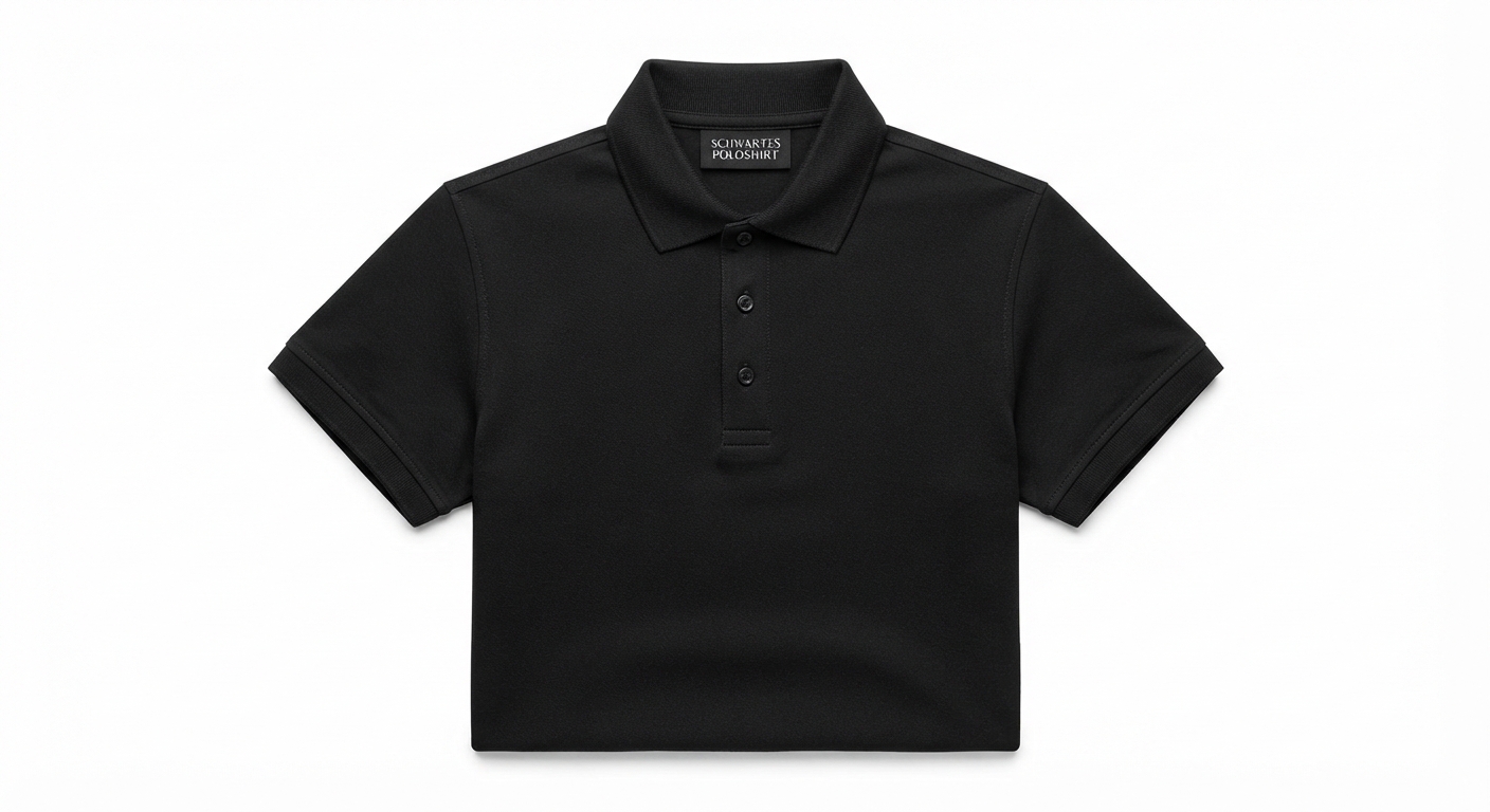 Schwarzes Poloshirt – der schwarze Gürtel im Piqué