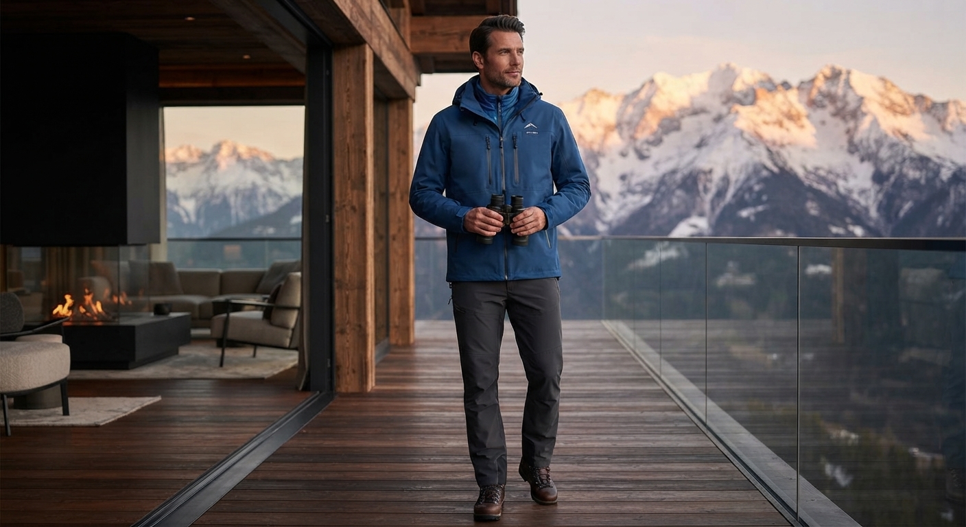 Herren Regenjacke Blau – der blaue Wetter-Endgegner